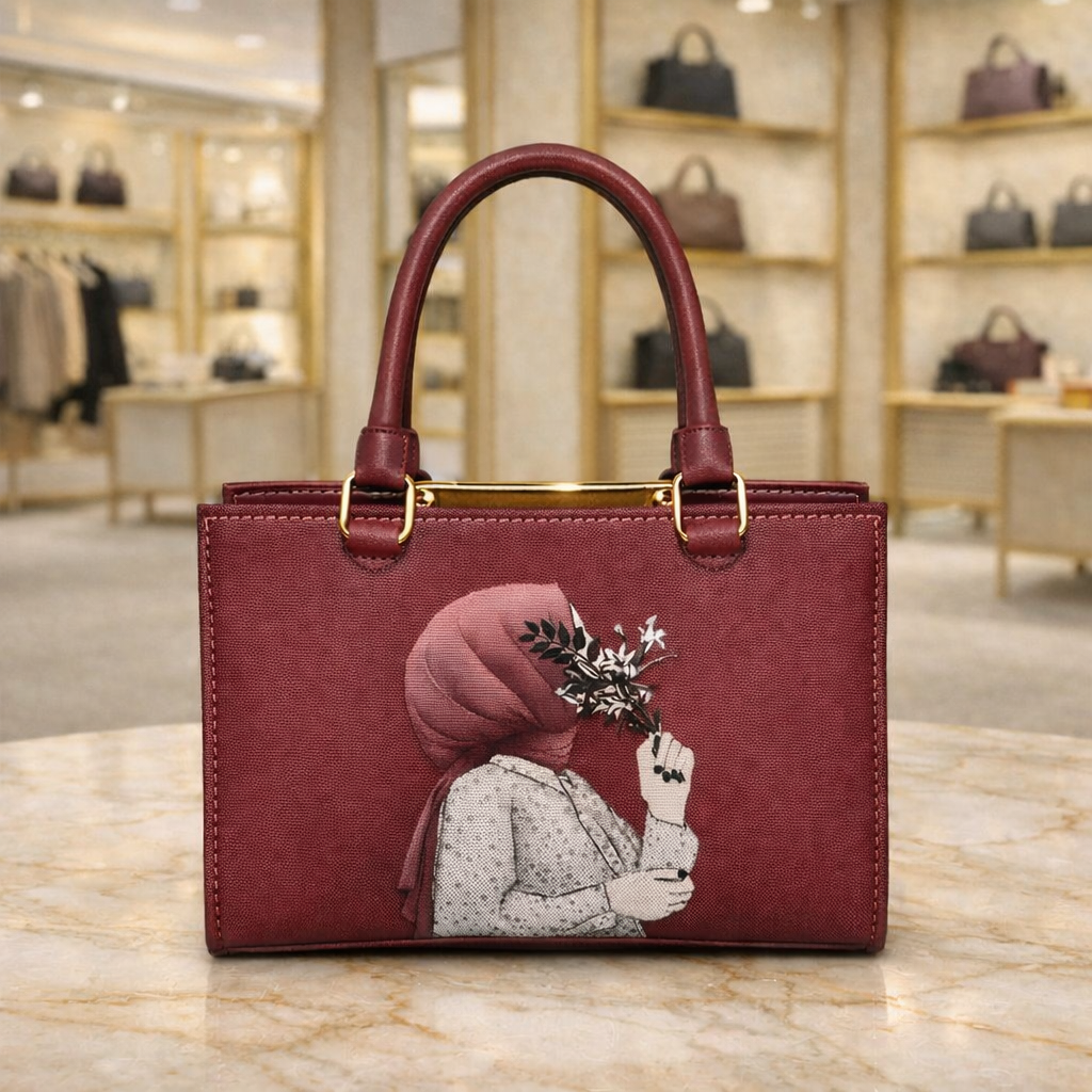 Veil of Bloom (Maroon)