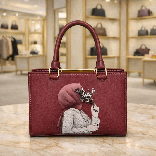 Veil of Bloom (Maroon)