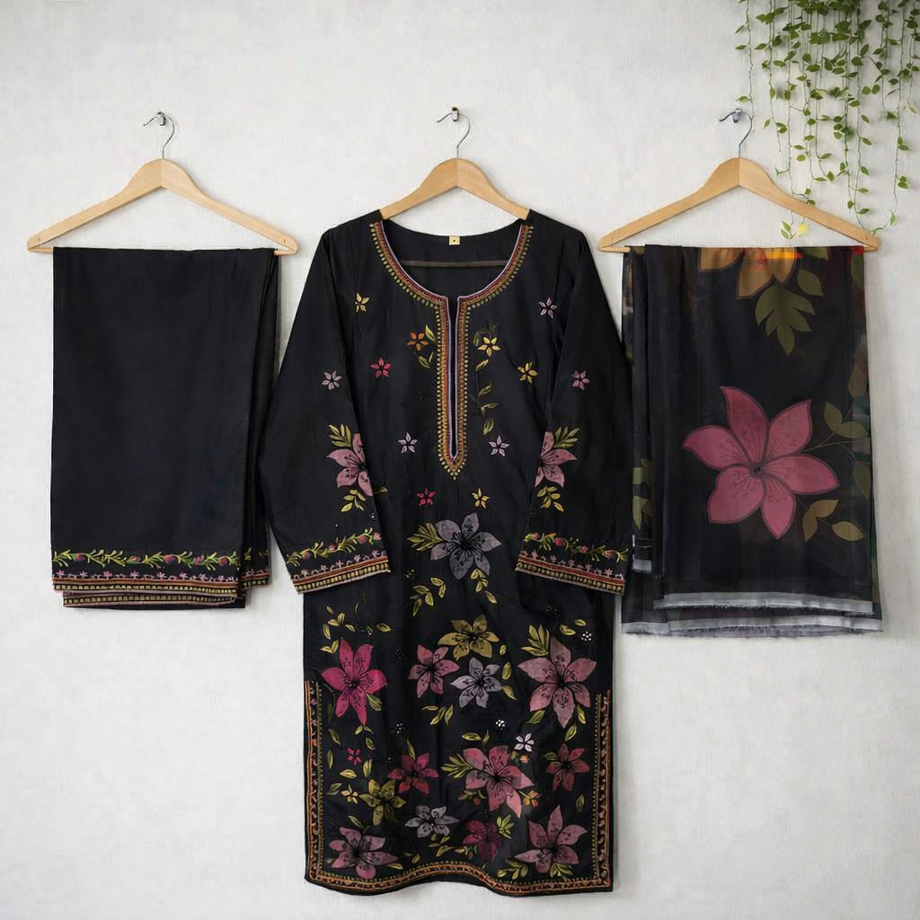 FLORAL MAJESTY (Black)